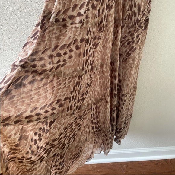 Vintage Jones NY Layered Tiered Slip Maxi Dress Size 4 - Picture 9 of 15